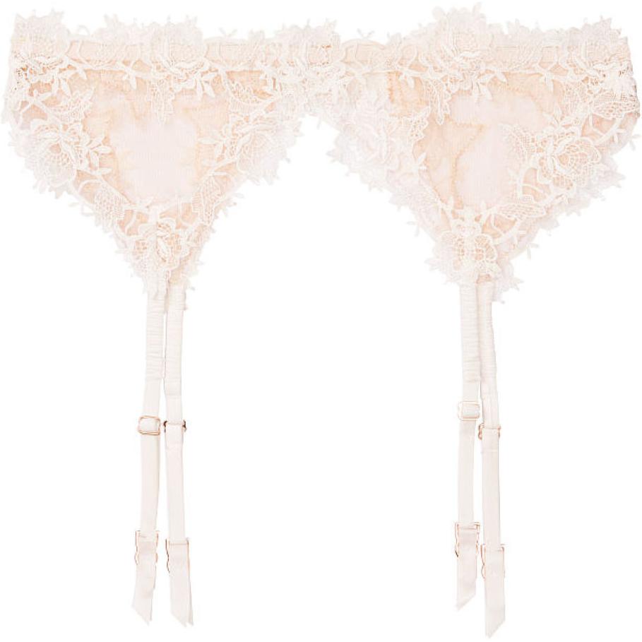 Victoria's Secret DREAM ANGELS Garter Belt Women's Coconut White