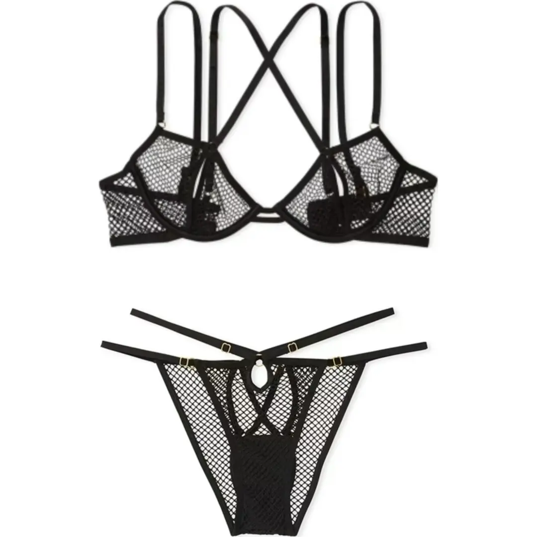 Victoria's Secret Underwear Set Women's Black