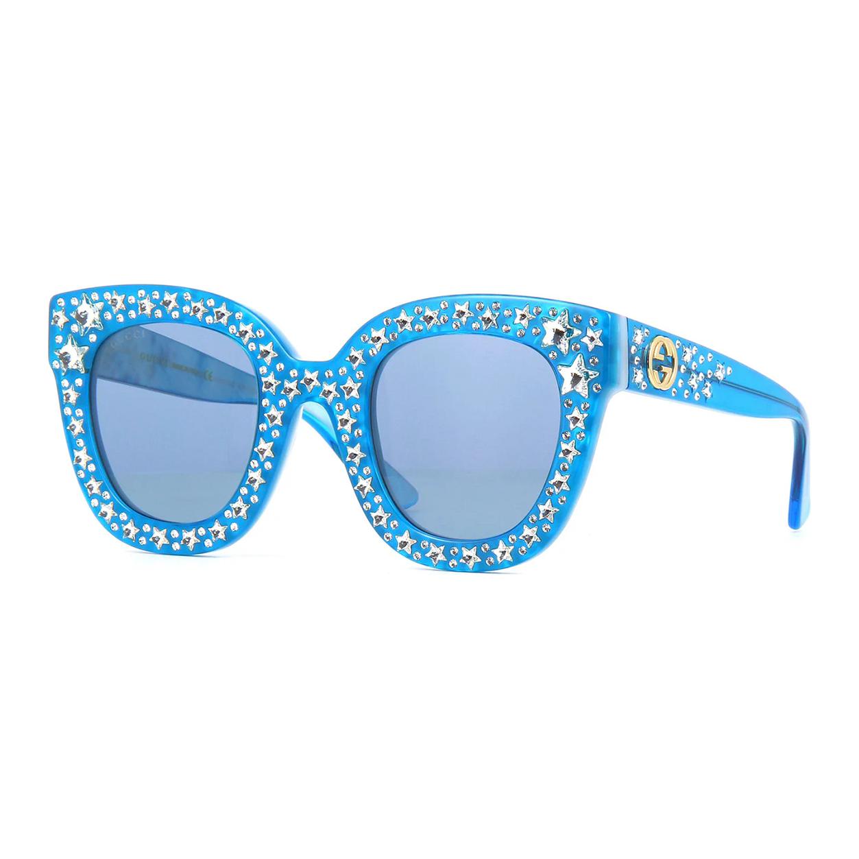 GUCCI Cat Eye Frame Acetate Sunglasses
