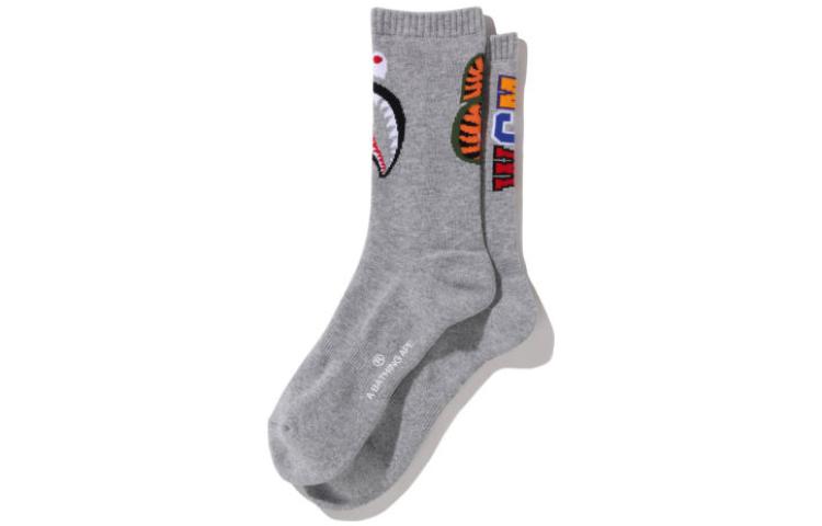 A BATHING APE Shark Series Knee High Socks All Unisex