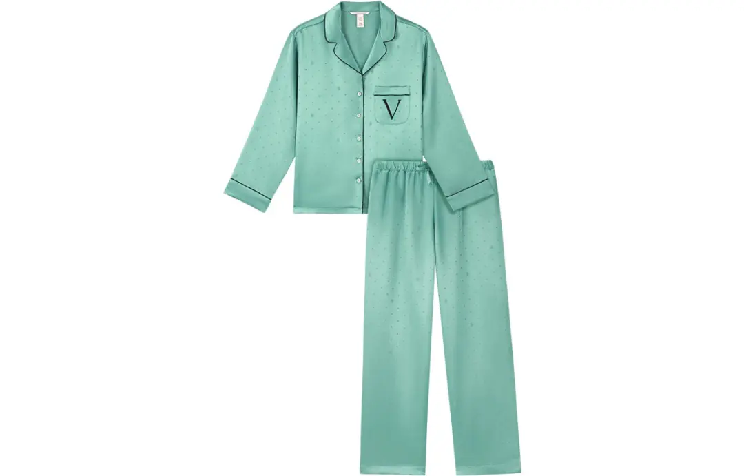 Victoria's Secret Pajama Set Women's Turquoise