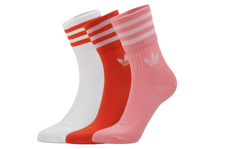 Adidas Originals Crew Socks Unisex Couple’s