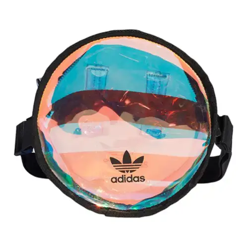 Adidas Originals PVC Shoulder Bag, Crossbody Bag, Fanny Pack Regular Unisex Dazzling Color Transparent