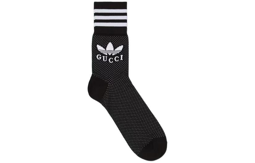 GUCCI x Adidas Originals SS23 Knee High Socks Men’s 1 Pack Black