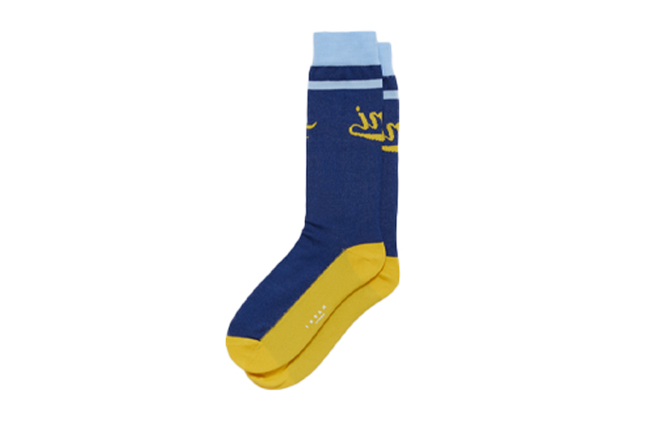 MARNI Colour-block Logo-print Socks