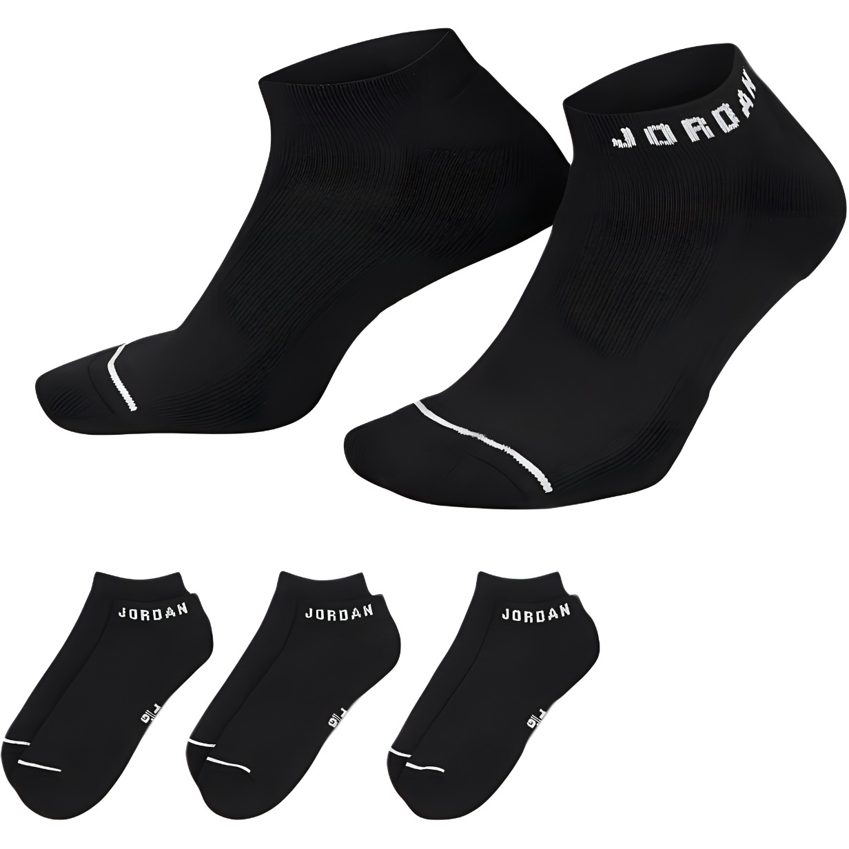 Jordan Everyday No-Show Socks (3 Pairs)