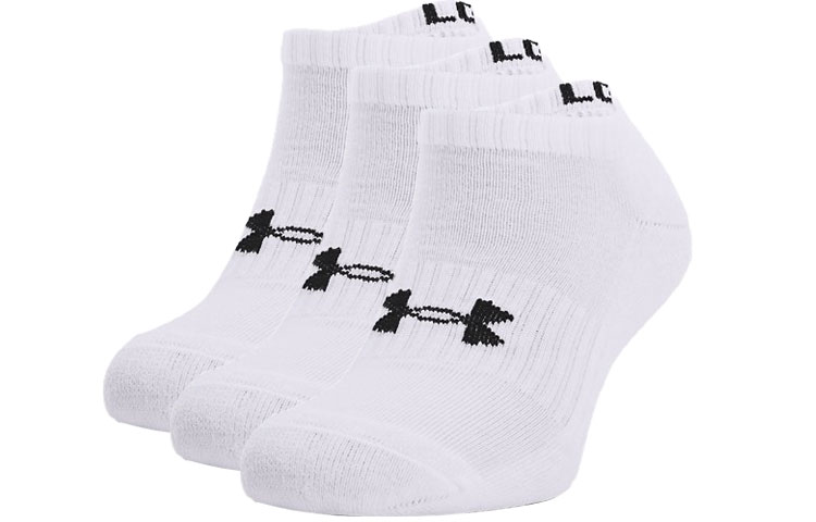 Under Armour Ankle Socks Unisex 3 Pack White