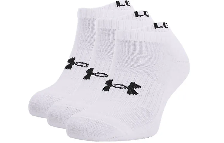 Under Armour Ankle Socks Unisex 3 Pack White