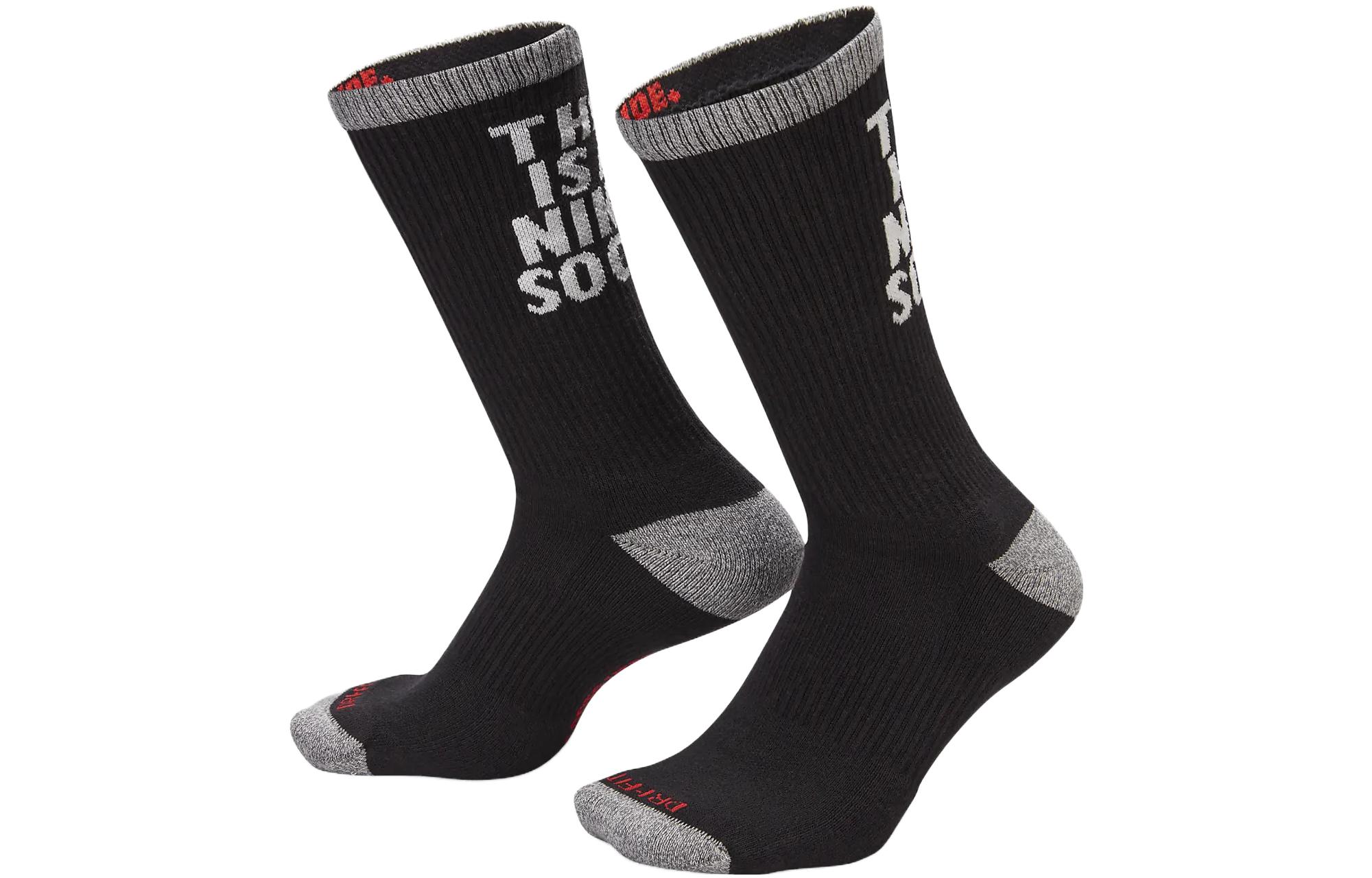 Nike Crew Socks Men’s 1 Pack Black