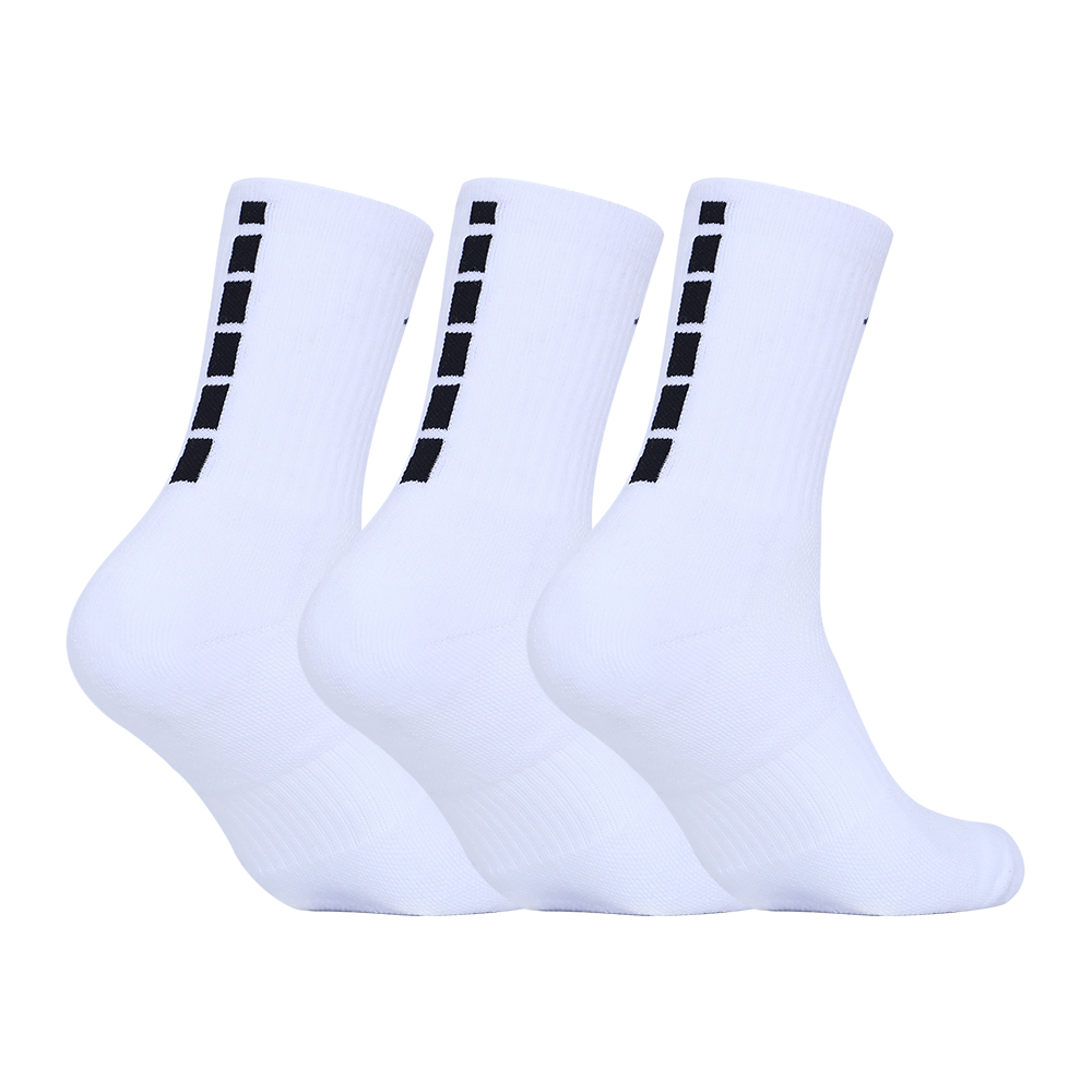 Li Ning Training Series Knee High Socks Unisex 3 Pack White