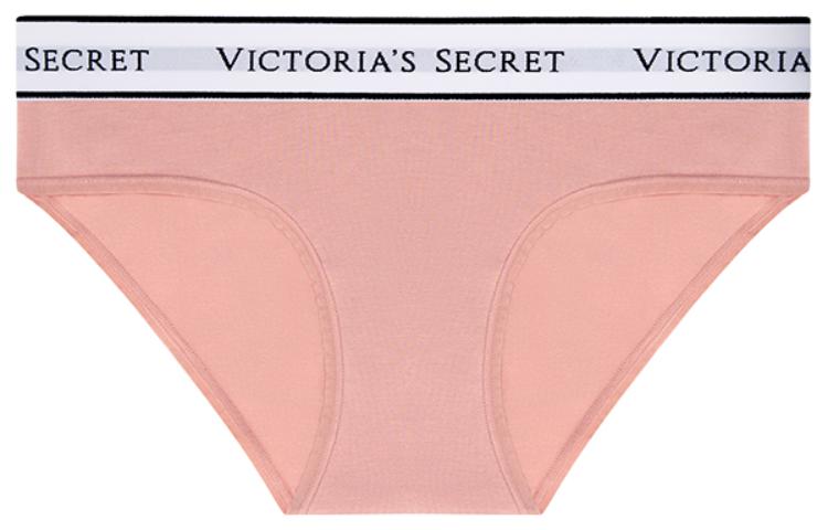 Трусы Victoria's Secret Низкая посадка с принтом (розовые)