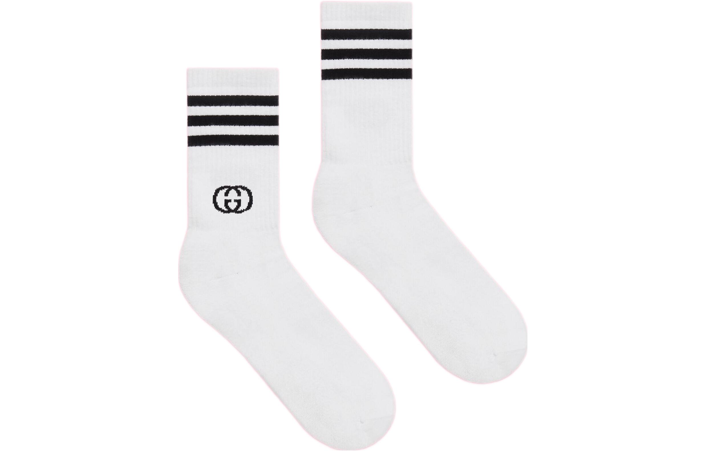 GUCCI x Adidas SS22 Crew Socks Unisex White