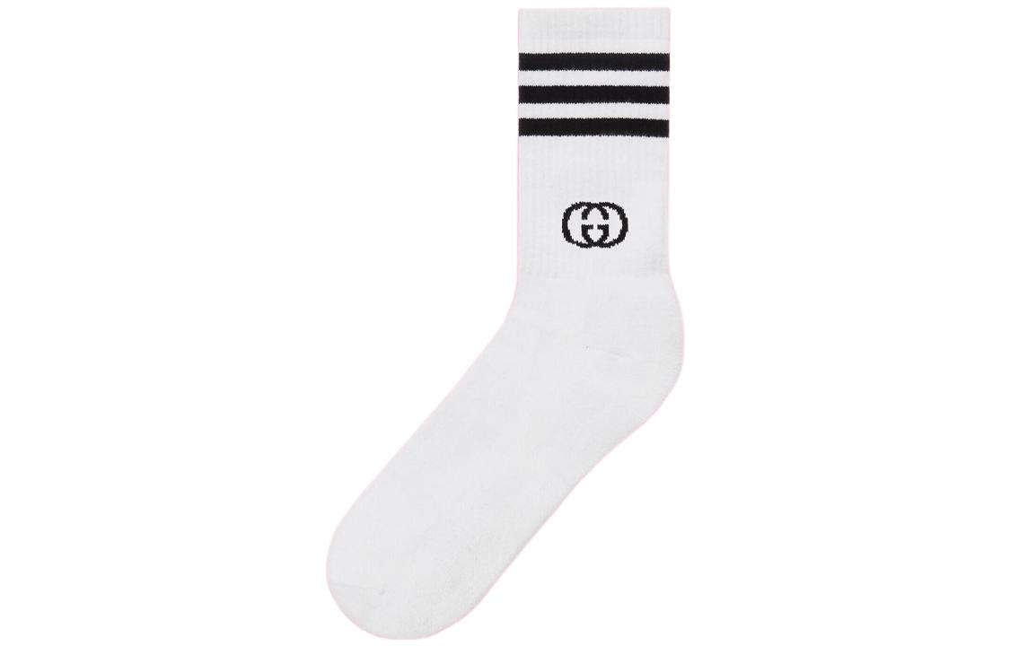 GUCCI x Adidas SS22 Crew Socks Unisex White