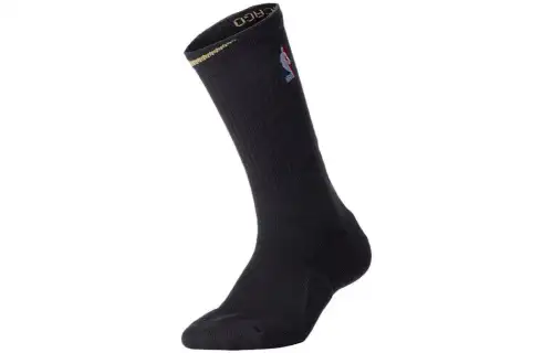 Nike City Edition Elite brand logo embroidered basketball sports high socks, same style for men and women, 1 pair, black