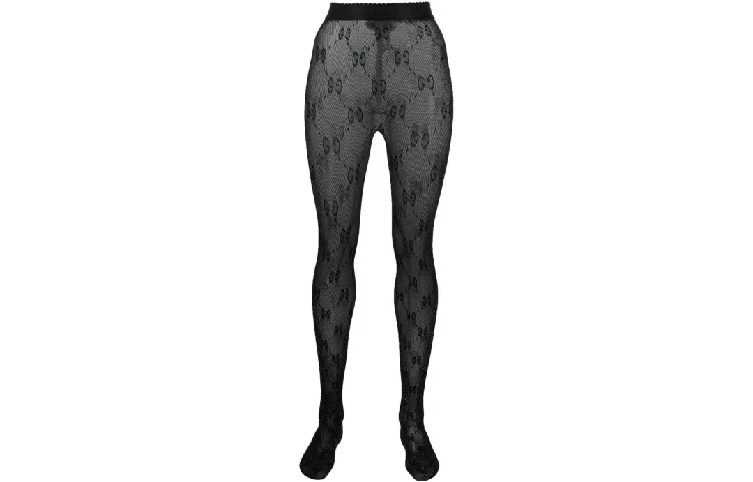 GUCCI Gg Monogram Knit Tights