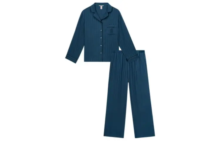 Victoria's Secret Pajama Set Women's Tranquil Blue