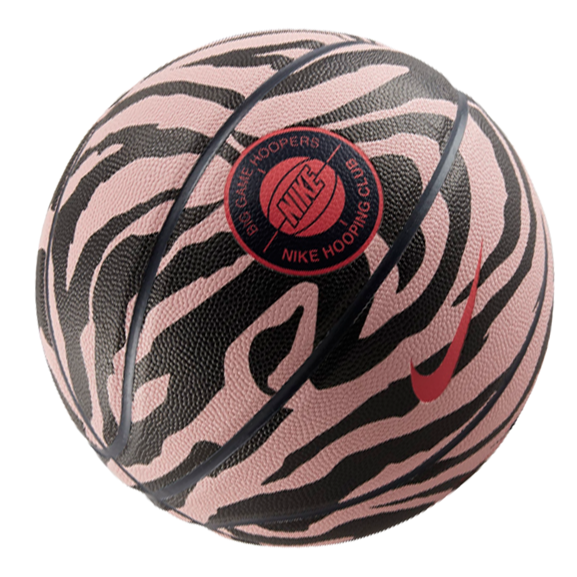 Nike Artificial Leather Basketball Black Pink Size 7 Ball Training Competition Unisex