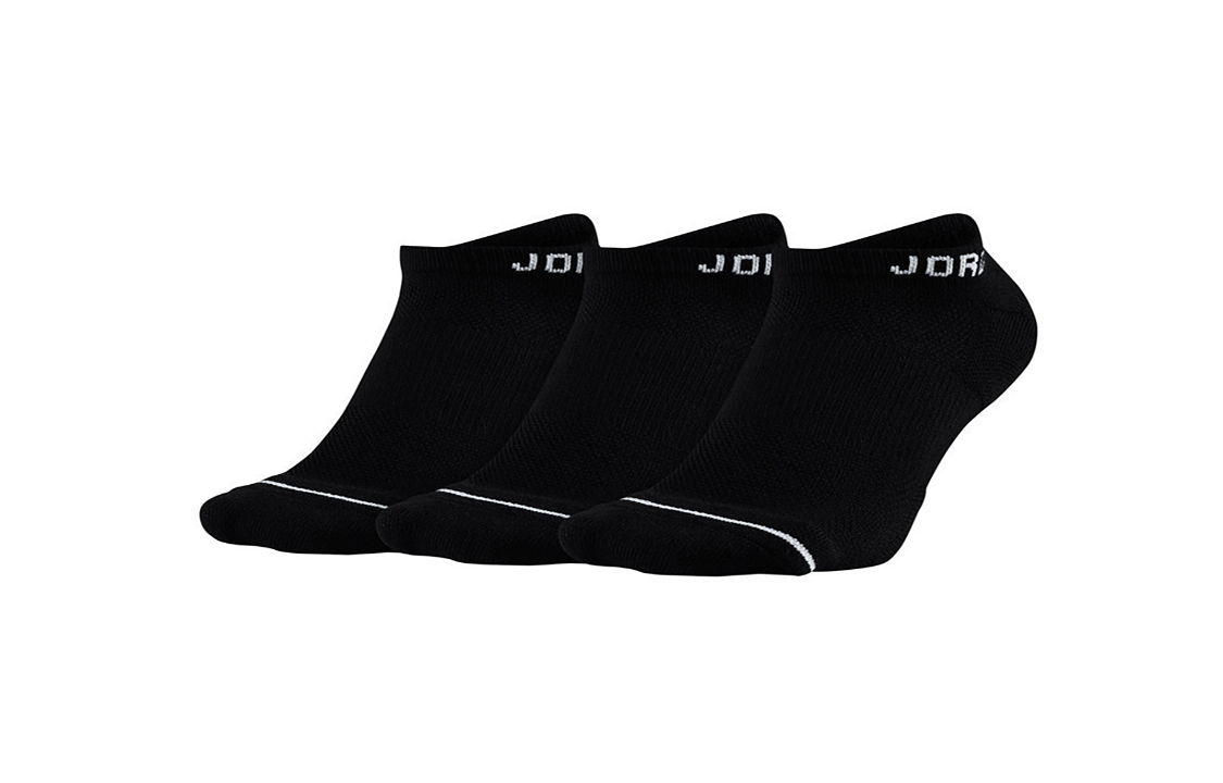 Jordan Sports Ankle Socks Unisex Combo Set Black