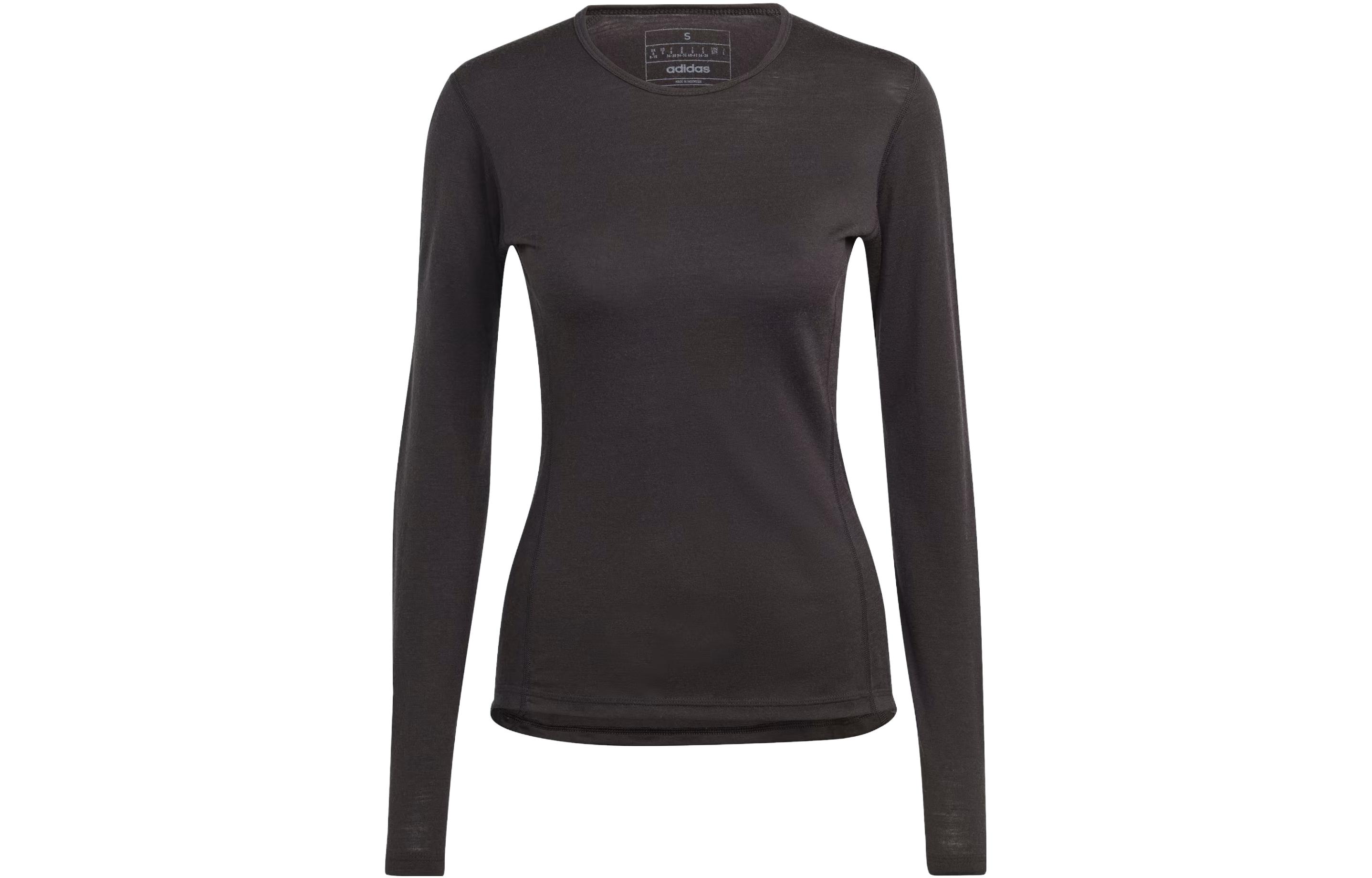 Женская кофта adidas adidas Terrex Xperior Merino 200 Baselayer Long Sleeve Tee (черная)