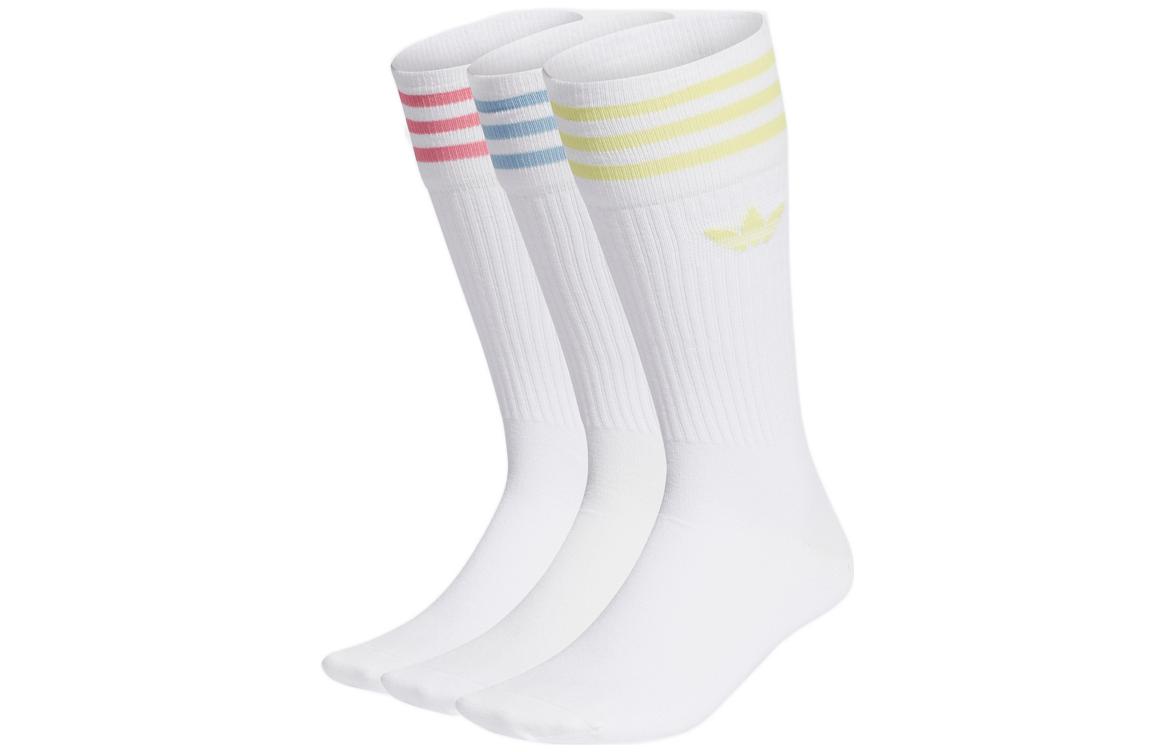 Adidas Originals Knee High Socks Unisex 1 Set 3 Pack