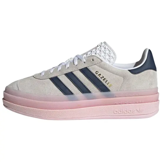 Gazelle Women's Adidas Originals Bold 'White Clear Pink Indigo' Women's