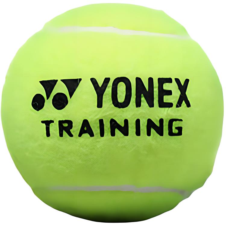 YONEX TB TR3 Tennis Balls Felt, Wool Training Ball Indoor Training Ball Diameter 63.5 66.7mm Yellow Green