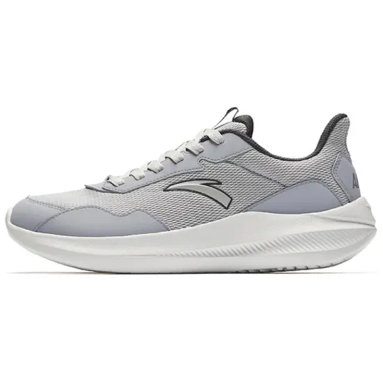 ANTA Running Shoes Men Low-Top Microchip Gray/Mist Gray