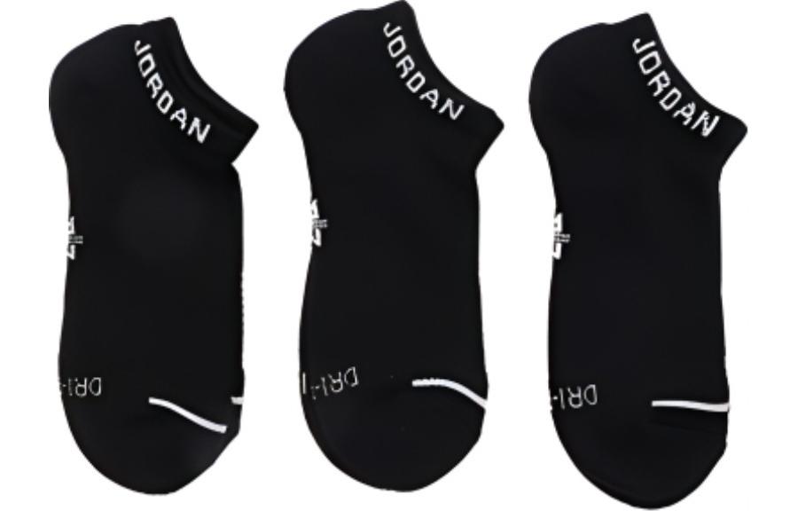 Jordan Sports Ankle Socks Unisex Combo Set Black