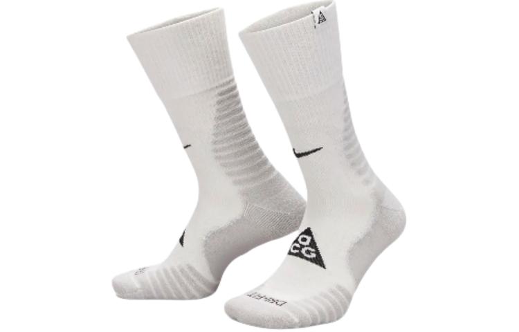 Nike Crew Socks Unisex 1 Pack Light Smoke Gray