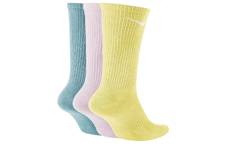 Nike Crew Socks All Unisex Blue Pink Yellow Couple’s