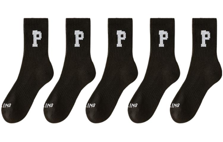AUGUST Fleece Lined Terry Thermal Outerwear Cold Resistant Crew Socks Women’s 5 Pack