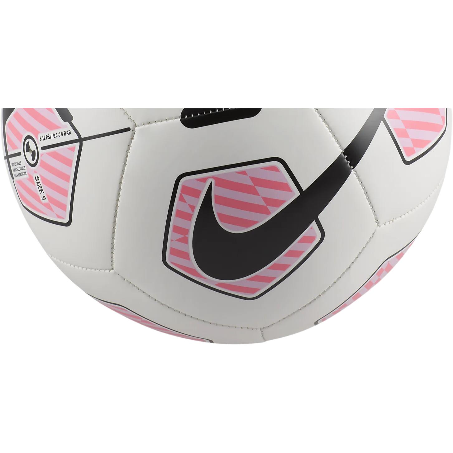 Nike Size 5 Soccer Ball Rubber Unisex White Sunset Pulse Black