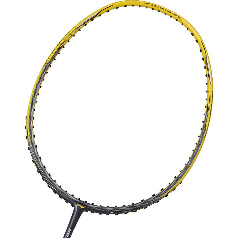 Li Ning Wind Blade 300 Badminton Rackets Control Type All around Defense Advanced Level Single Racket Yellow Gray