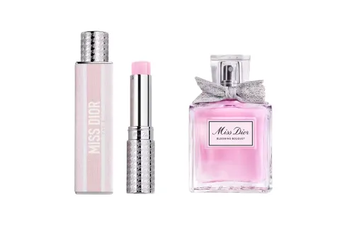 DIOR Balm, perfume, set, floral lemon gift box contains rose, white musk, 30 ml, 3.2g