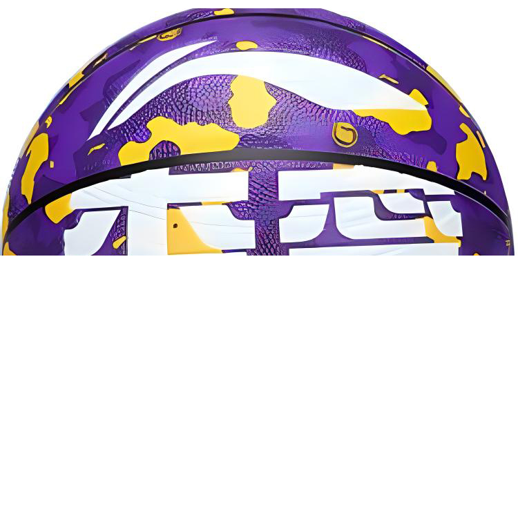 Li Ning Rubber Basketball Purple Training Competition Unisex