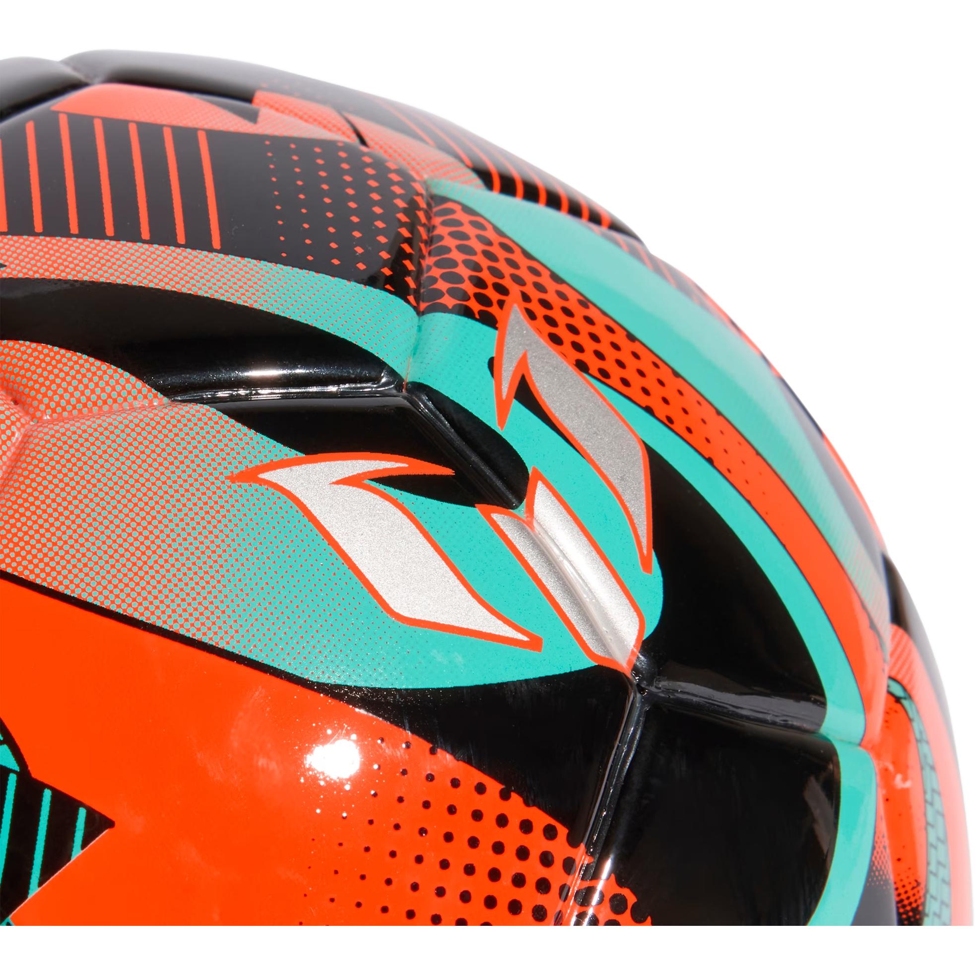 Adidas Messi Collection Size 1 Soccer Ball TPU Unisex Red Fluorescent Mint Green Black