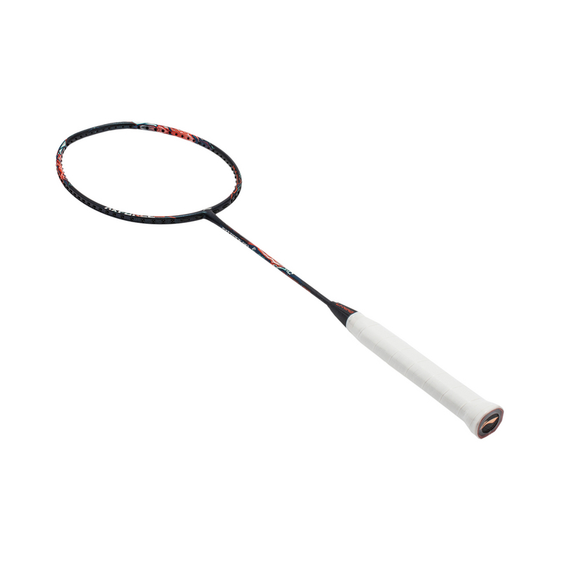 LiNing Thunder 90 Tiger MAX Full Carbon Badminton Rackets Offensive Type Heavy Head, Stiff Shaft Professional 4U/G5 Red