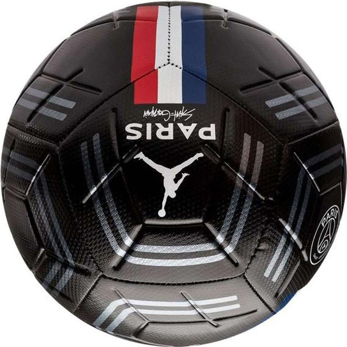Jordan Size 5 Ball Soccer Ball Pu Unisex Black