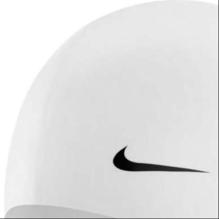 Nike Adults Swimming Caps Silicone Unisex White Black
