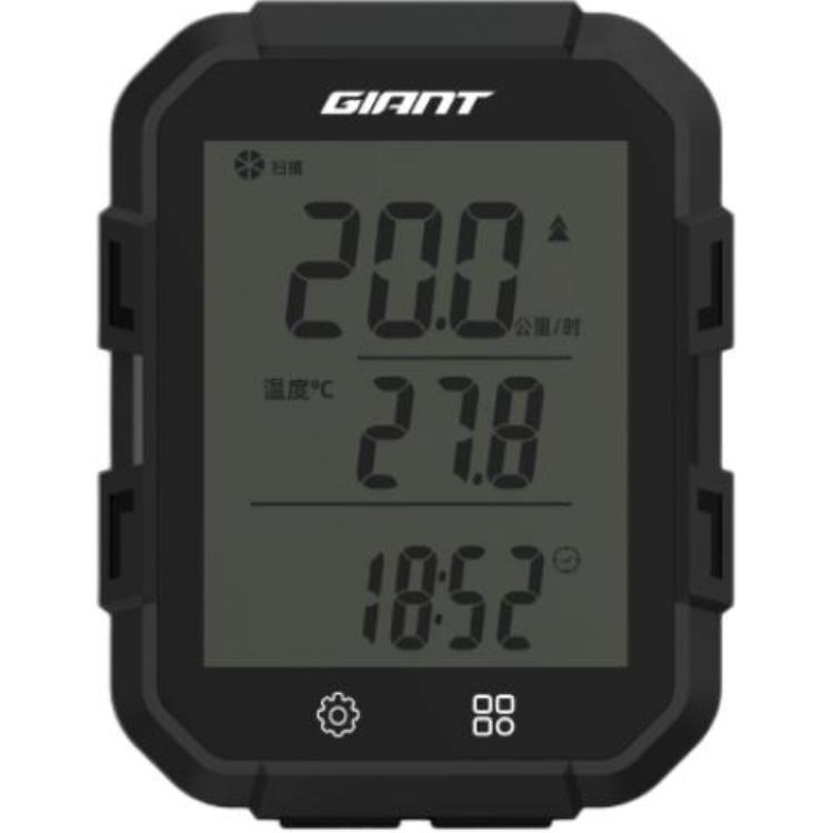 GIANT Bicycle Speedometers & Accessories Wireless Size Chart Black