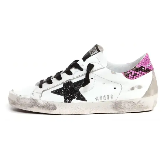 Golden Goose Super-Star Skateboard Shoes Women's Low-top White/Black