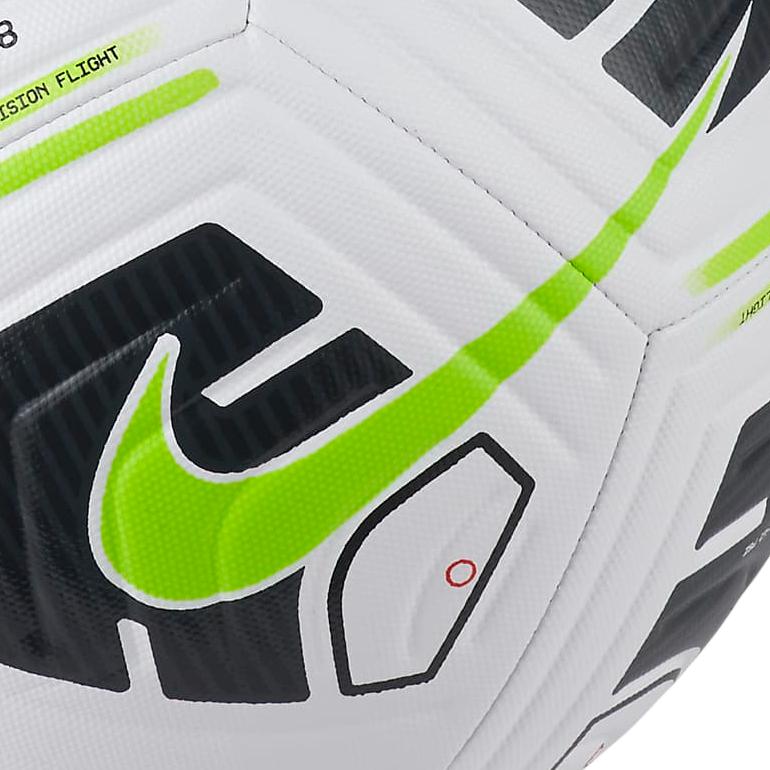 Nike Size 5 Soccer Ball Rubber Unisex White Black Volt