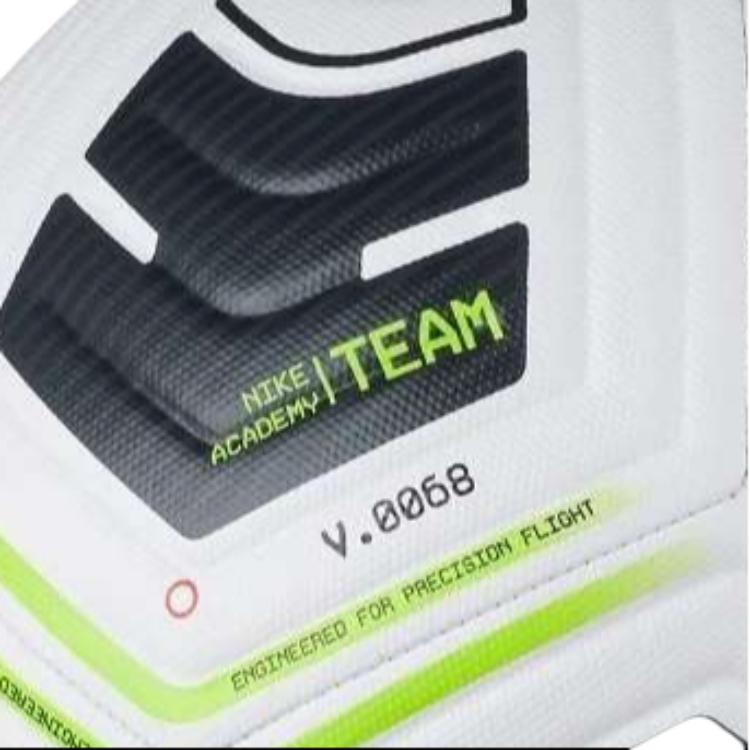 Nike Size 5 Soccer Ball Rubber Unisex White Black Volt