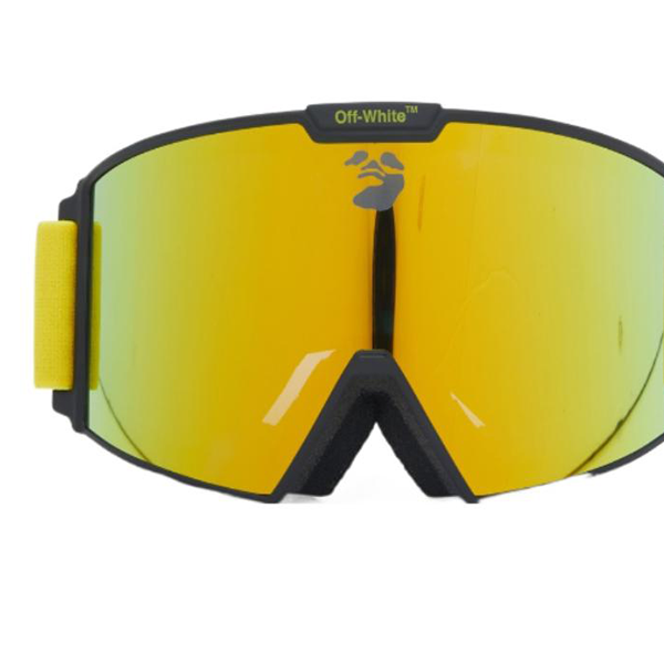 OFF WHITE Sun Protection Anti Fog Snow Blindness Prevention Windproof