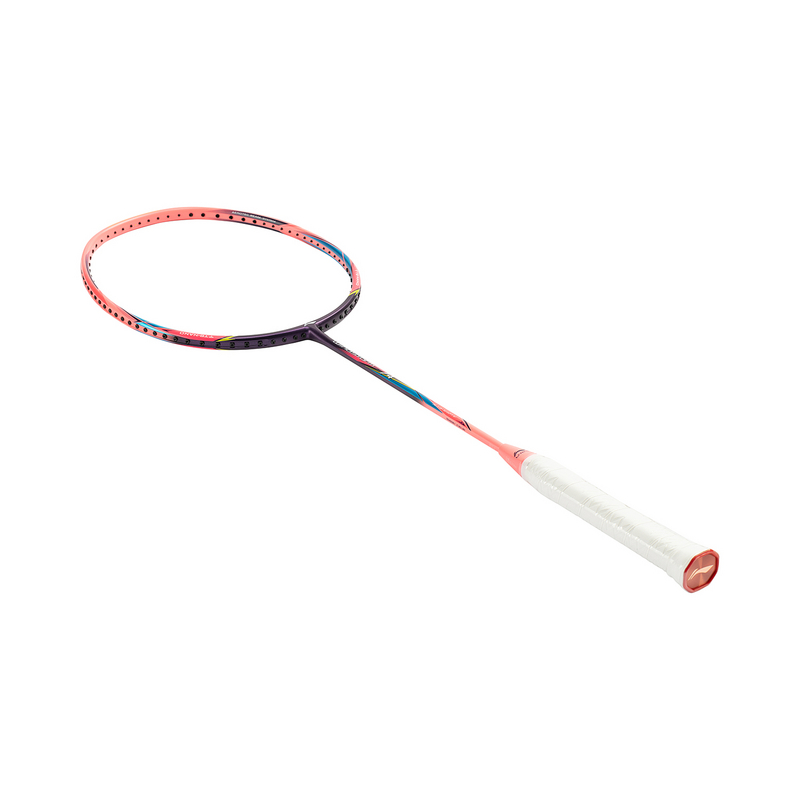 Li Ning Storm WS74 Full Carbon Badminton Rackets Professional 6U/G6 Peach Rouge Pink