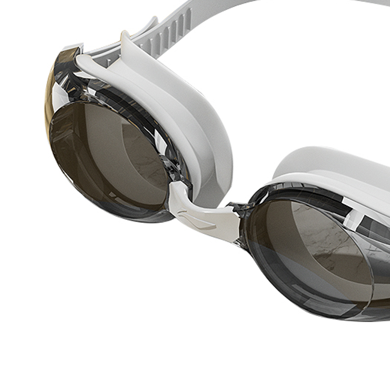 Li Ning Swim Goggles Polycarbonate, Silicone Material Unisex Gray White