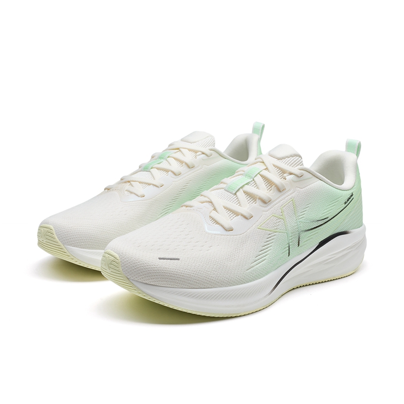 XTEP 5.0LITE Cushioning Abrasion Resistant Cushioning, Wear Resistant Low top Running Shoes Women’s White Green