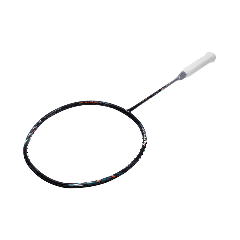 Li Ning Thunder 70 Full Carbon Badminton Rackets Offensive Type Heavy Head, Stiff Shaft Professional Black Silver