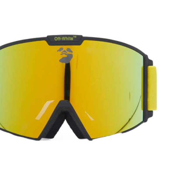 OFF WHITE Sun Protection Anti Fog Snow Blindness Prevention Windproof