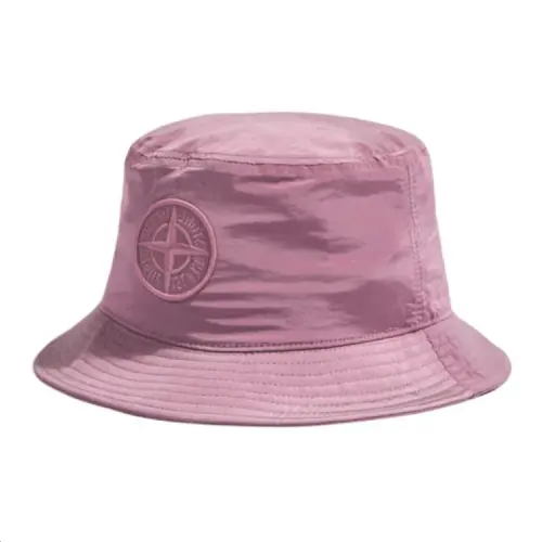STONE ISLAND Logo Embroidered Bucket Hat